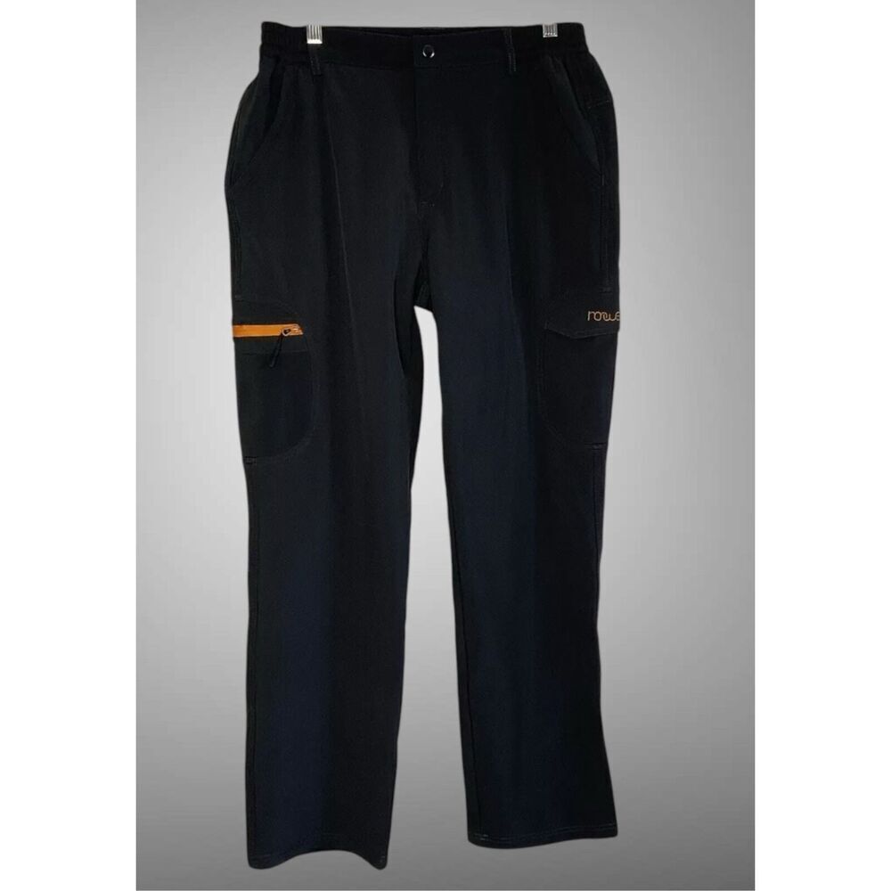 NONWE Mens Size‎ 32 Flex Cargo Pants Fleece Lined Outdoor Winter Black Pants
